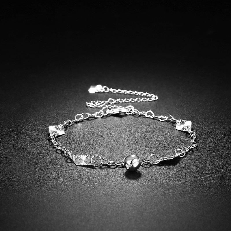 Simple Anklet Silver Bell Casual Anklet