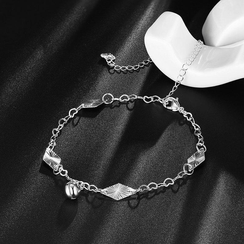 Simple Anklet Silver Bell Casual Anklet