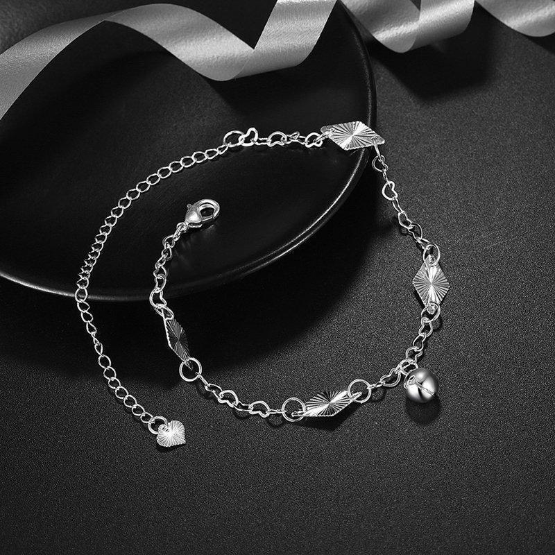 Simple Anklet Silver Bell Casual Anklet